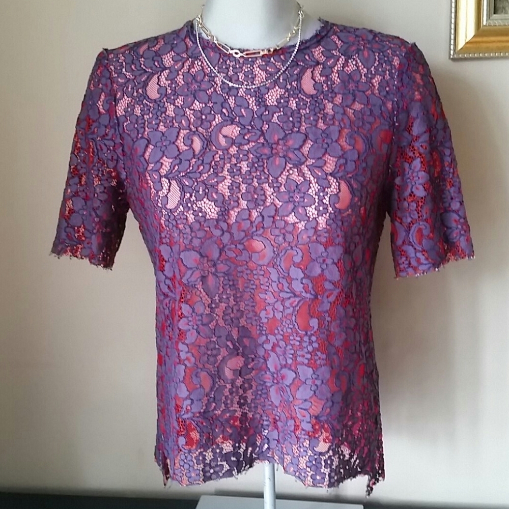 Zara lace top size S
